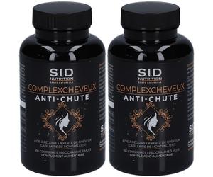 SID Nutrition - Complexe Cheveux Anti-Chute programme 3 mois Comprimé(S) 2x180 pc(s)