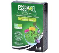 SID Nutrition - Essentiel Détox Bio ampoules plantes et bourgeons Solution Orale 20 pc(s)