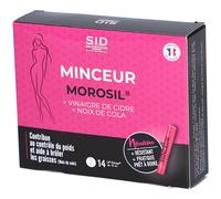 SID Nutrition Minceur Morosil + Vinaigre de Cidre Ampoule(S) Buvable(S) 14 ml