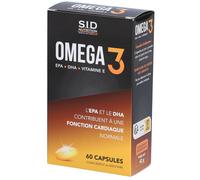 SID Nutrition - Omega 3 avec EPA, DHA et vitamine E Capsule(S) 42 g