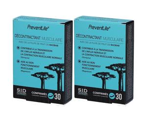 SID Nutrition PreventLife Décontractant Musculaire Comprimé(S) 2x30 pc(s)