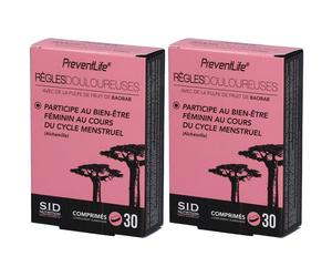 SID Nutrition - PreventLife Règles Douloureuses avec baobab et alchémille Comprimé(S) 2x30 pc(s)
