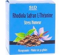 SID Nutrition Rhodiola Safran L-Théanine Stress Humeur 30 Gélules