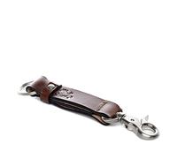 SID & VAIN Porte-clés Cuir véritable Benjamin Lacet clé pour Hommes et Femmes Bande clés en Cuir Marron