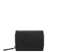SID & VAIN Portefeuille RFID Protection Cuir véritable AVA Porte-Monnaie pour Femmes Bourse Noir