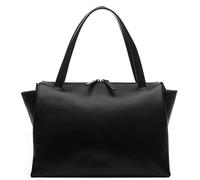 SID & VAIN Sac à Main avec Bretelle Cuir véritable Atlanta Sac à bandoulière pour Femmes Sac des Dames Noir