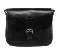 SID & VAIN Sac à Main porté épaule Yale Cuir véritable | Sac bandoulière Femme Noir | Sac en Cuir avec Bretelle Fait à la Main