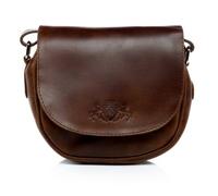 SID & VAIN Sac bandoulière Cuir véritable Brighton Sacoche Sangle Petit pour Femmes Sac à Main porté épaule Marron