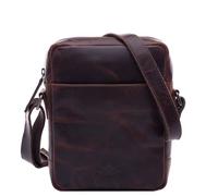 SID & VAIN Sac bandoulière Cuir véritable Dublin Sacoche Messager Petit pour Hommes et Femmes Sac à Épaule Marron