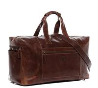 SID & VAIN Sac de Voyage Cuir véritable Bristol fourre-Tout Besace Week-End 50 cm XL Grand pour Hommes et Femmes Sac Sport Bagages Cabine à Main Marron