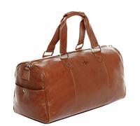 SID & VAIN Sac de Voyage Linus | Compartiment Laptop Cuir véritable | fourre-Tout Besace Week-End Vacances 60 cm XXL Grand Homme Beige | Sac Sport Bagages Cabine à Main Fait à la Main