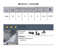 Sidamo - Disque diamant Expert Béton D.300x25,4x10mm