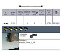 Sidamo - Disque diamant PRO CERAM D.230x22,23xh 10mm