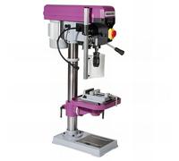 SIDAMO, Perceuse à colonne PE22A Mono,550W, Avec étau, mandrin et jeu de brides, Perçage à sec des métaux, matières plastiques et bois, Colonne en fonte aciérée, Broche montée sur roulements à billes