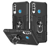 Sidande Coque pour Huawei P30 Lite Case/Nova 4E/Honor 20S MAR-LX1M Coque Antichoc avec Support Intégré Magnétique pour Voiture et Protection Renforcée pour Caméra Etui pour Huawei P30 Lite Noir