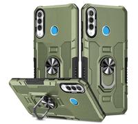 Sidande Coque pour Huawei P30 Lite Case/Nova 4E/Honor 20S MAR-LX1M Coque Antichoc avec Support Intégré Magnétique pour Voiture et Protection Renforcée pour Caméra Etui pour Huawei P30 Lite Vert