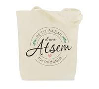 sidaopiu Cadeau Atsem Maternelle Cadeaux Merci,Cadeau Atsem Noel D'école Fin D'année,AtsemCadeau Maitresse Fin D'année Tote Bag Cadeau Retraite Atsem Cadeaux Maitresse