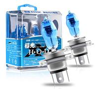 Sidaqi 2Pcs H4 100/90W Halogène Phare Ampoules Xénon Blanc 6000K 12V Auto Voiture Feu de Brouillard DRL