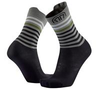 Sidas Chaussettes Course à Pied et Trail, Conçues sans fils coupés, Confort optimal, Respirabilité et Légèreté, Homme et Femme (FR/ES, Numérique, 42, 44, Taille normale, Taille normale, Noir)