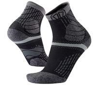 Sidas Chaussettes de Trail et Course à Pied, Trail Protect, Grip Anti-Dérapant, Protection Cheville et Gestion de l'Humidité (FR/ES, Numérique, 44, 46, Taille normale, Taille normale, Gris)