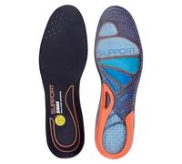 Sidas Cushioning Gel Support - Semelle Gel avec support talon, Mixte Adulte, Bleu/Orange - L : 42-43