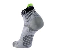 Sidas Chaussettes de running Run Feel – Gris/Jaune – Taille 42-43
