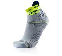 Sidas - Run Feel - Chaussettes de running - EU 35-36 - grey / yellow