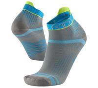 Sidas Run Feel Chaussettes, Gris/Turquoise, 35-36 Mixte