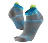 Sidas Chaussettes Run Feel Course à Pied, 3 bandes de grip anti-dérapantes, Tricotage aéré, Gestion des odeurs, Chaussettes Running Homme et Femme