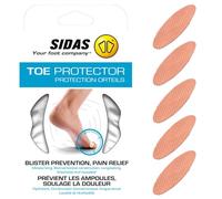 Sidas Toe Protector, Lot de 5 Protections Orteils en Gel Silitene, Calme la Douleur, Stoppe l'apparition d'ampoules