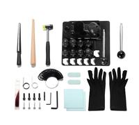 Sidasu Kit d'outils de cintrage d'anneaux, machine à cintrer des anneaux/boucles d'oreilles avec matrices en nylon, jauge de mesure, outil de précision en métal pour débutants et professionnels
