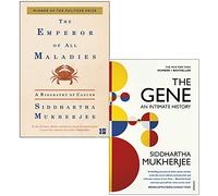 Siddhartha Mukherjee Collection 2 Books Set (The Emperor of All Maladies & The Gene An Intimate History)
