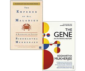 Siddhartha Mukherjee Collection 2 Books Set (The Emperor of All Maladies & The Gene An Intimate History)