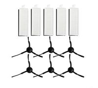 Side Brushes for pour laresar pour evol 3 Robot Vacuum 6-Pack(A) | 6-pack side brushes, reaches corners, removes dust from edges, pour durable plastic, easy install