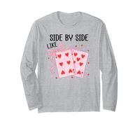 Side by Side Like 67 Cards Valentine 6 7 Youre The 6 to My 7 Manche Longue