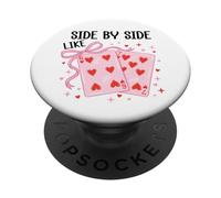 Side by Side Like 67 Cards Valentine 6 7 Youre The 6 to My 7 PopSockets PopGrip Adhésif