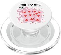Side by Side Like 67 Cards Valentine 6 7 Youre The 6 to My 7 PopSockets PopGrip pour MagSafe