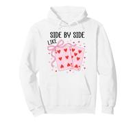 Side by Side Like 67 Cards Valentine 6 7 Youre The 6 to My 7 Sweat à Capuche