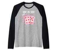 Side by Side Like 67 Valentine Cards 6 7 Youre The 6 to My 7 Manche Raglan