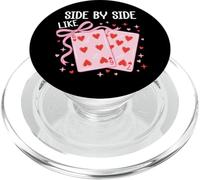 Side by Side Like 67 Valentine Cards 6 7 Youre The 6 to My 7 PopSockets PopGrip pour MagSafe