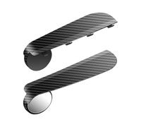 Side Mirror Rain Guards - 2Pcs Waterproof Adjustable Blind Spot Mirrors | PP Material With Rain Visor Eyebrow, Wide Angle Protection For Truck SUV Vehicle Exterior Automotive