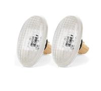 Side Rearview Mirror Turn Signal Lights Pour Chevy Pour Aveo Pour T200 Pour Daewoo Pour Matiz Feu Position Latéral Clignotant Lampe Témoin Position Latéral Clignotant Lampe Témoin(2pcs Transparent)