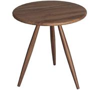 Side Table Coffee Table Simple Side Table Living Room Small Apartment Bedroom Side Table Small Round Table Storage Storage Box (Color : Wood Color Size : 32 * 32 * 32CM) (Walnut Color 32 * 32 * 32CM)