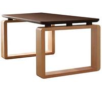 Side Table Coffee Tables Solid Wood Table Side Bedside Storage Simple Room Restaurant Sofa Storage Box (Color : Wood Color Size : 45 * 100 * 30cm) (Walnut Color 45 * 100 * 30cm)