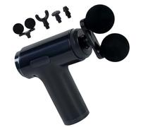 Sidearm De Massage Musculaire | Massager De Percussion Tissutale | Outil De Relaxation Du Dos Timpani Portable, Dispositif De Thérapie De Batterie Portable Avec 4 Têtes, Silence, Roi
