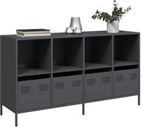 Sideboard Anthracite 135x39x73,5 cm Acier laminé à froid