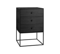 Sideboard avec 3 tiroirs Frame 49 LxWxH 49x42x77cm