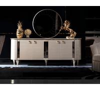 Sideboard Buffet avec miroir Armoire en bois Commode Armoire en bois Nouveau