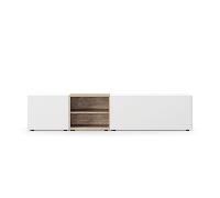 Sideboard Edit Q 241,3x48x63cm 2 boxes with single door/2 open boxes oak