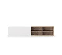 Sideboard Edit Q 241,3x48x63cm avec 4 cases ouvert 2 boxes with double door/4 open boxes oak